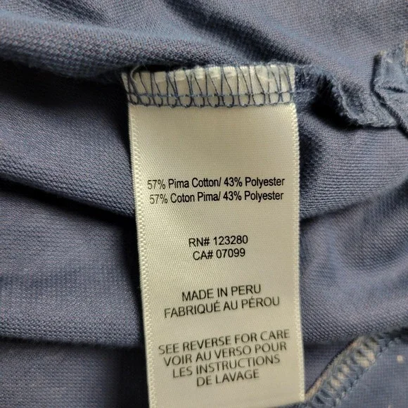 Travis Mathew Mens Large Gray AOP Floral Performance Stretch Polo Short Sleeve - Picture 5 of 6